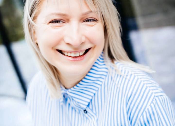 Image for joy in doing page mobile with Nika Mak smiling